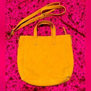 Universal thread mustard crossbody/ offers are welcome